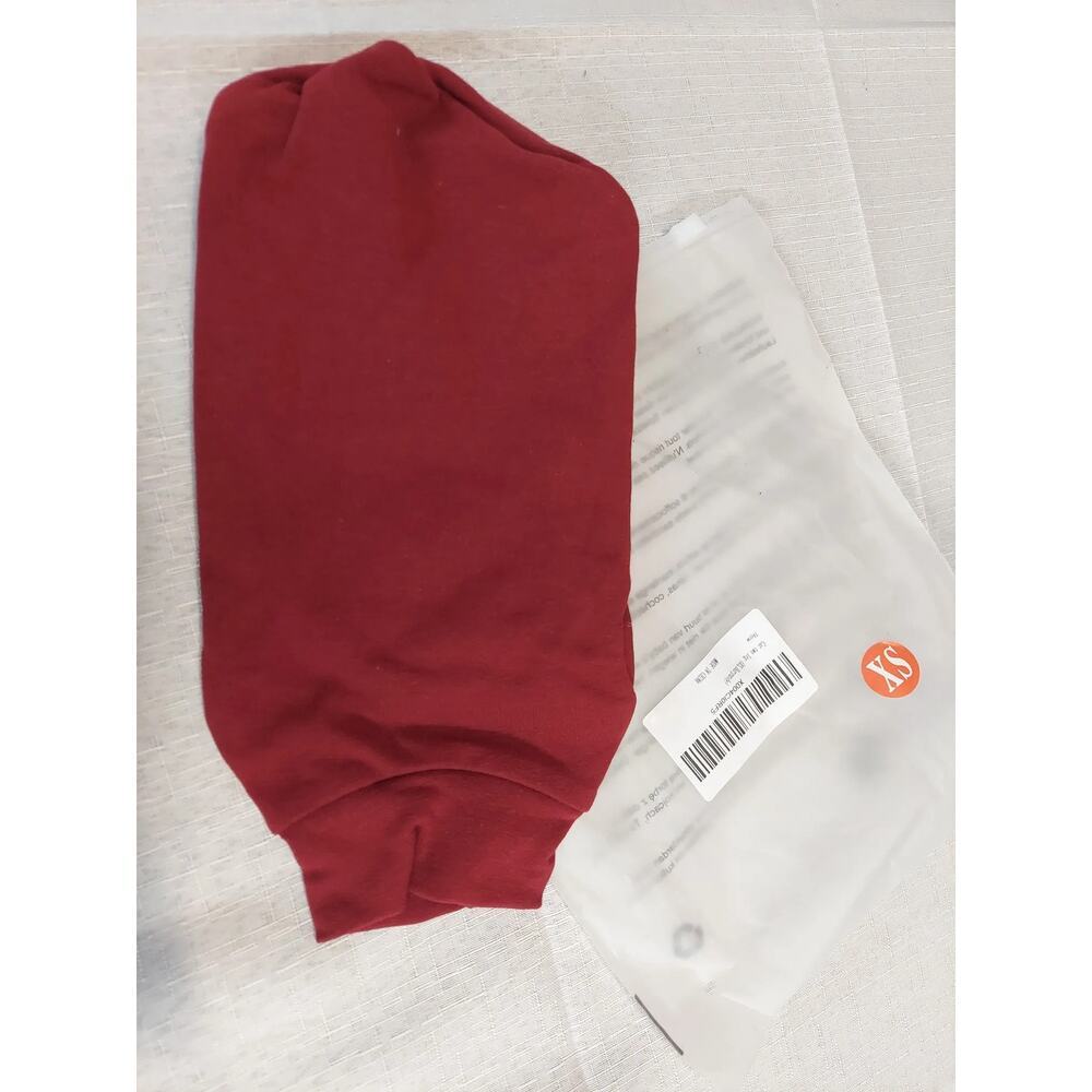 Dog Sweater Turtleneck Pullover XS Red Warm Winter Clothes For Small Dogs Cats